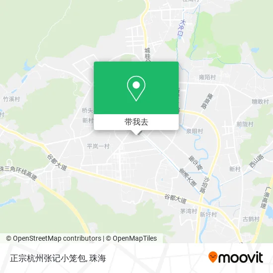 正宗杭州张记小笼包地图