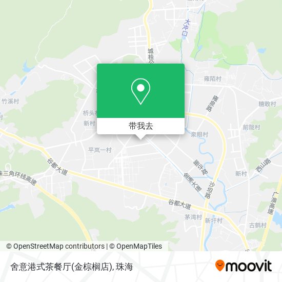 舍意港式茶餐厅(金棕榈店)地图