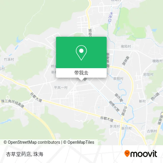 杏草堂药店地图