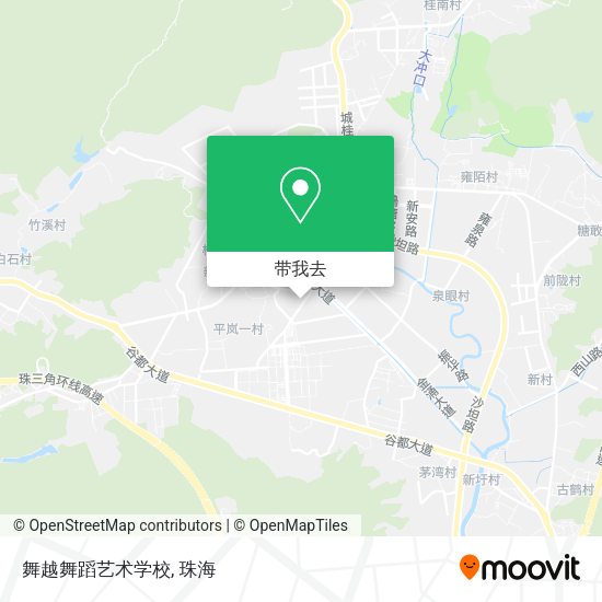 舞越舞蹈艺术学校地图