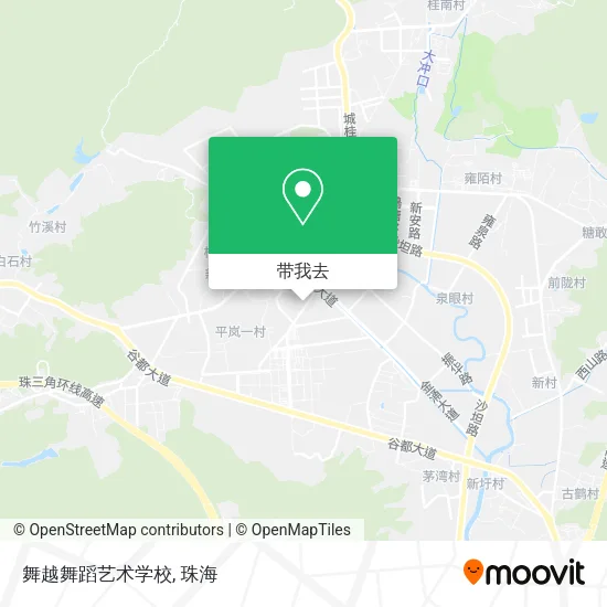 舞越舞蹈艺术学校地图