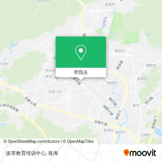 拔萃教育培训中心地图