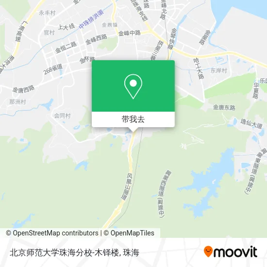 北京师范大学珠海分校-木铎楼地图