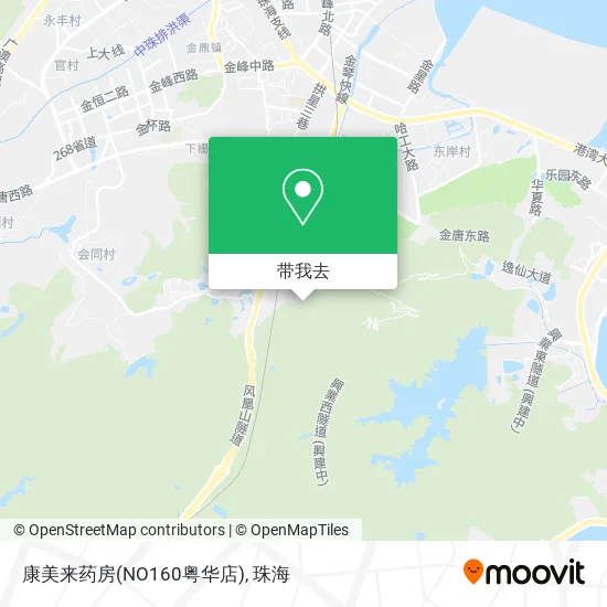 康美来药房(NO160粤华店)地图