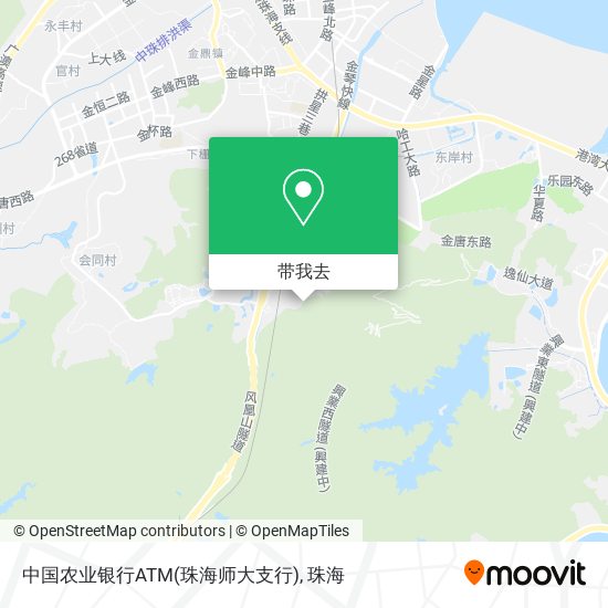 中国农业银行ATM(珠海师大支行)地图