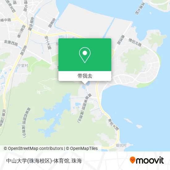 中山大学(珠海校区)-体育馆地图