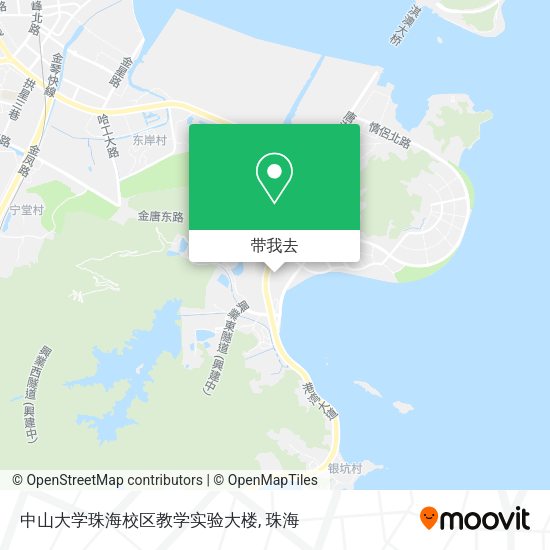 中山大学珠海校区教学实验大楼地图