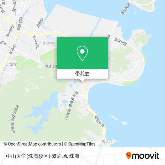 中山大学(珠海校区)-攀岩场地图