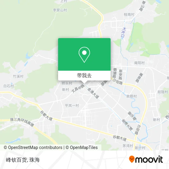 峰钦百货地图