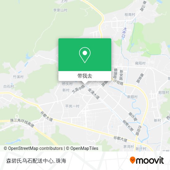 森碧氏乌石配送中心地图