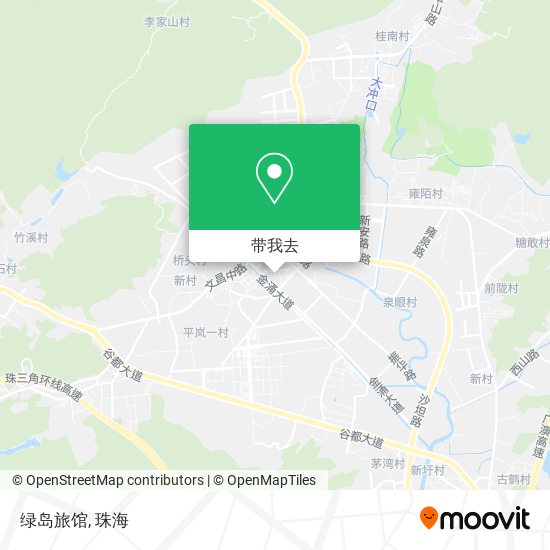 绿岛旅馆地图