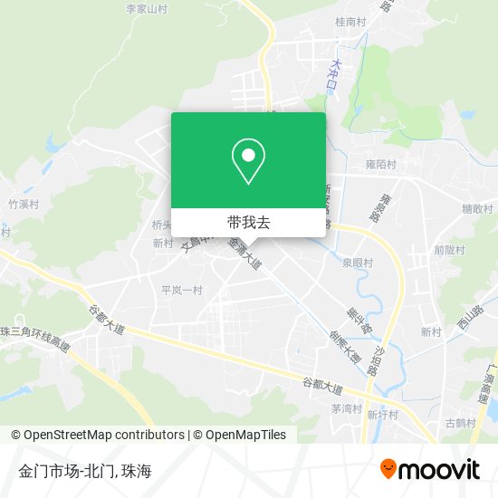 金门市场-北门地图