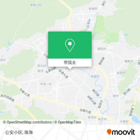 公安小区地图