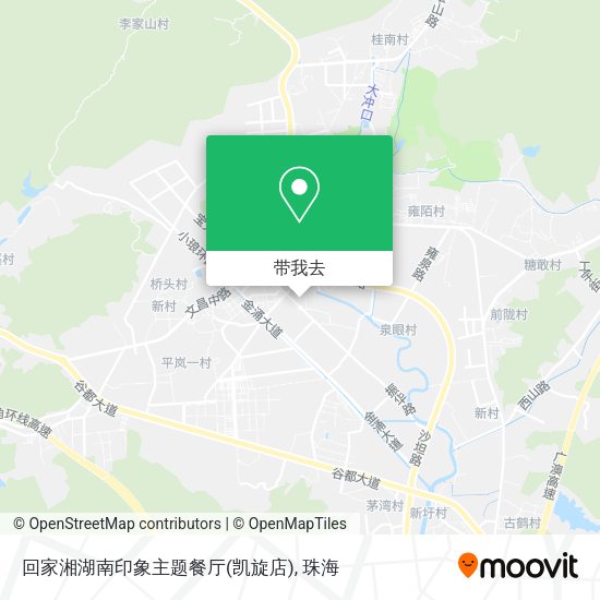 回家湘湖南印象主题餐厅(凯旋店)地图