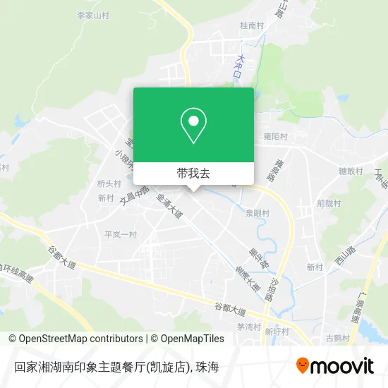回家湘湖南印象主题餐厅(凯旋店)地图