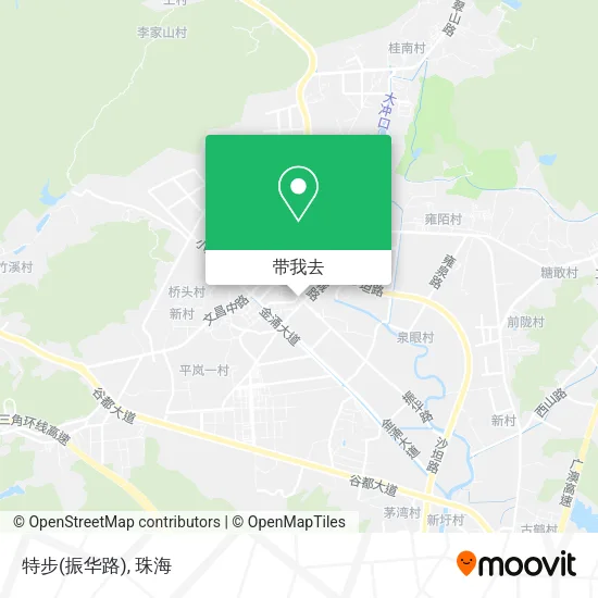 特步(振华路)地图