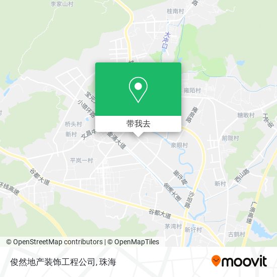 俊然地产装饰工程公司地图