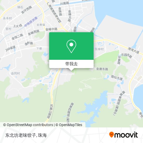 东北坊老味饺子地图