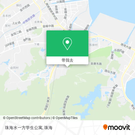 珠海水一方学生公寓地图