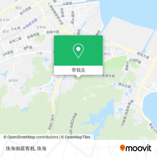 珠海御庭客栈地图
