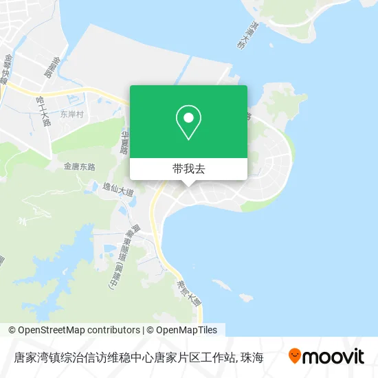 唐家湾镇综治信访维稳中心唐家片区工作站地图