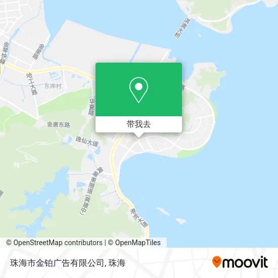 珠海市金铂广告有限公司地图