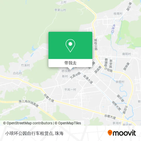 小琅环公园自行车租赁点地图