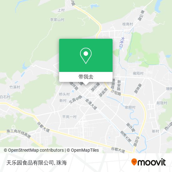 天乐园食品有限公司地图