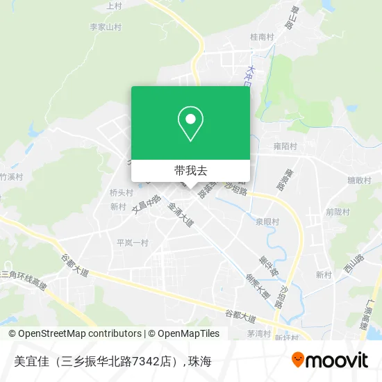 美宜佳（三乡振华北路7342店）地图