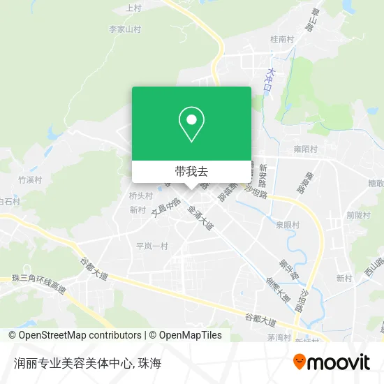 润丽专业美容美体中心地图