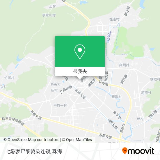 七彩梦巴黎烫染连锁地图