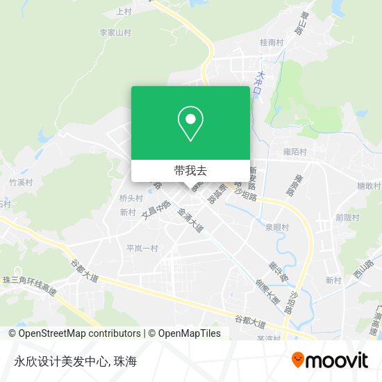 永欣设计美发中心地图