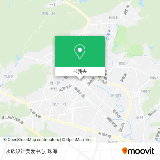 永欣设计美发中心地图