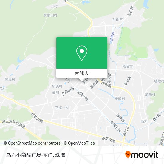 乌石小商品广场-东门地图