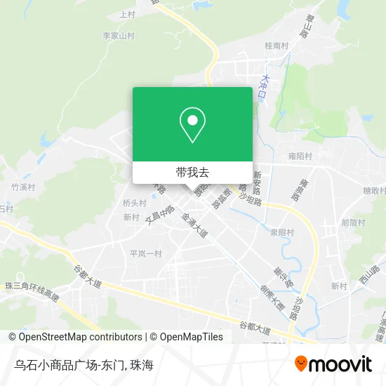 乌石小商品广场-东门地图