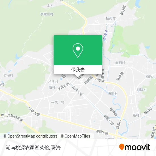 湖南桃源农家湘菜馆地图