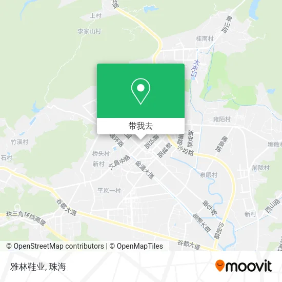 雅林鞋业地图