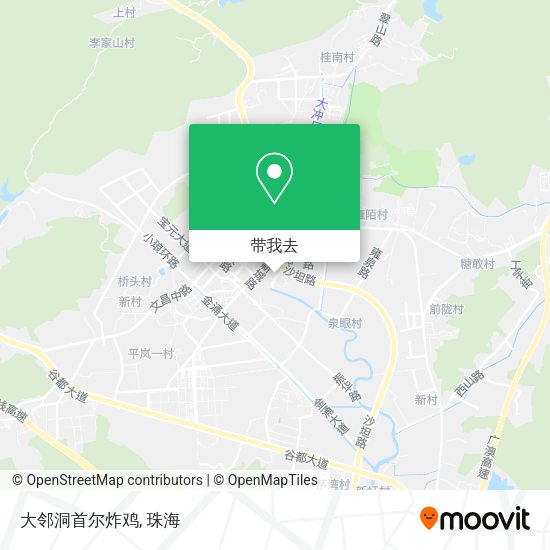 大邻洞首尔炸鸡地图