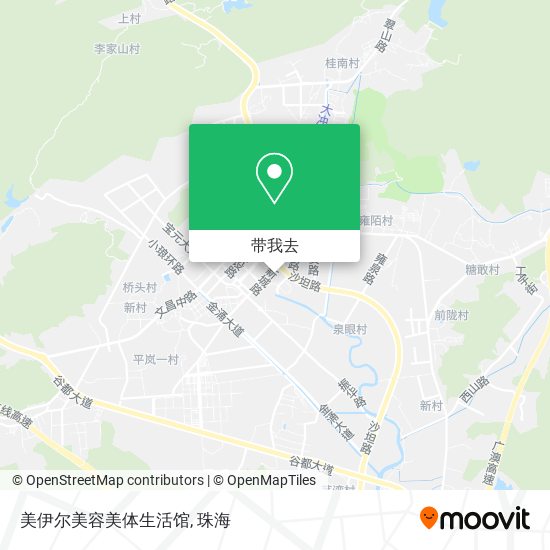 美伊尔美容美体生活馆地图