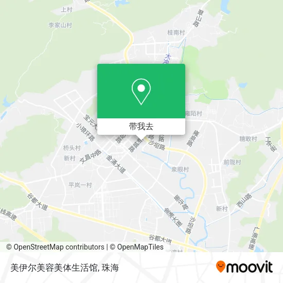 美伊尔美容美体生活馆地图