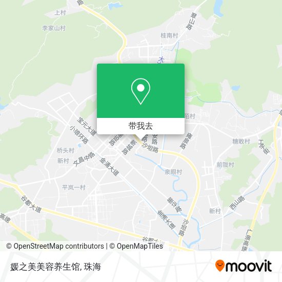 媛之美美容养生馆地图