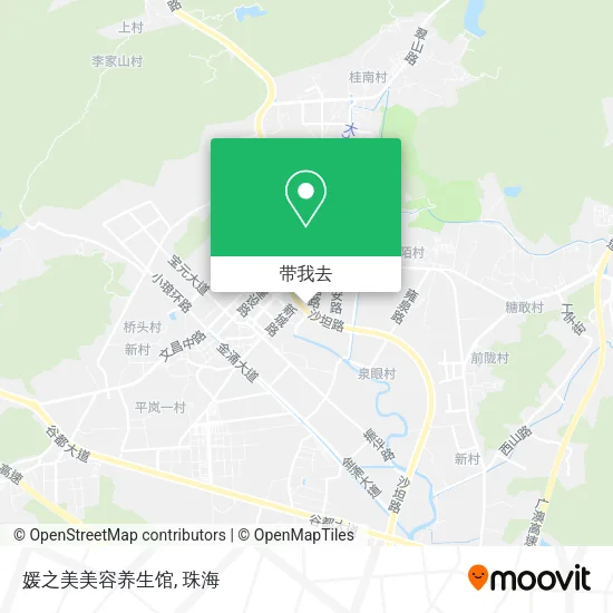 媛之美美容养生馆地图