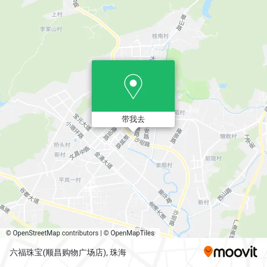 六福珠宝(顺昌购物广场店)地图