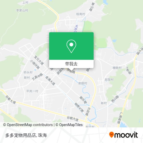 多多宠物用品店地图