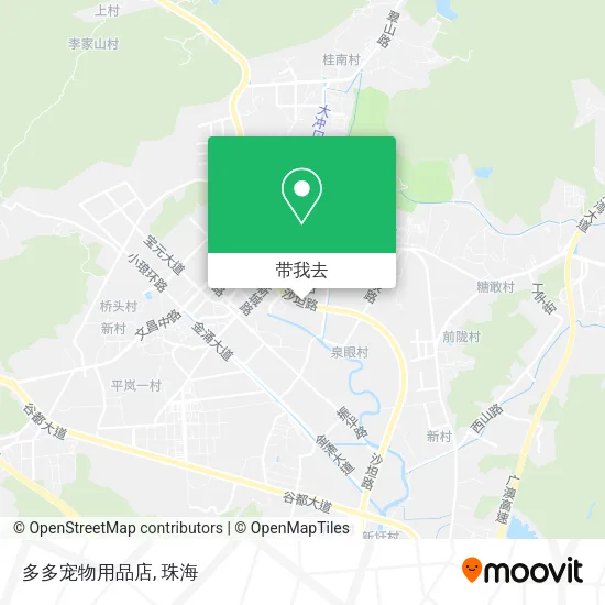 多多宠物用品店地图