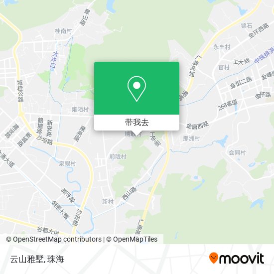 云山雅墅地图