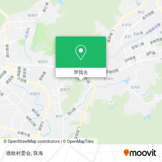 塘敢村委会地图