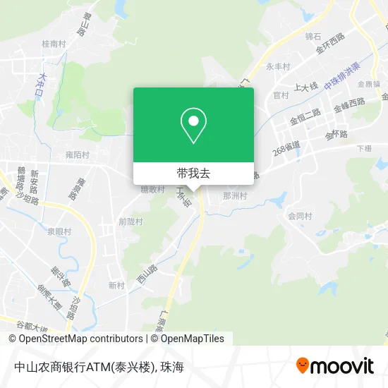 中山农商银行ATM(泰兴楼)地图