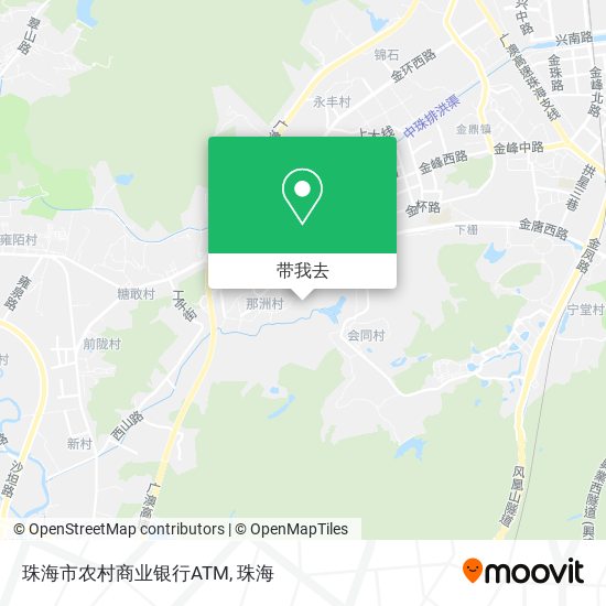 珠海市农村商业银行ATM地图