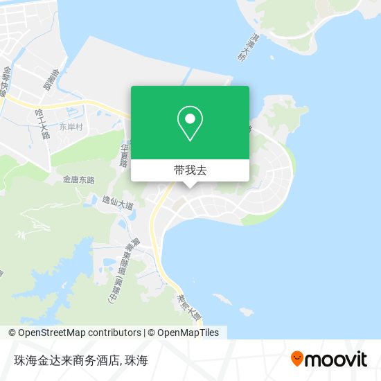 珠海金达来商务酒店地图